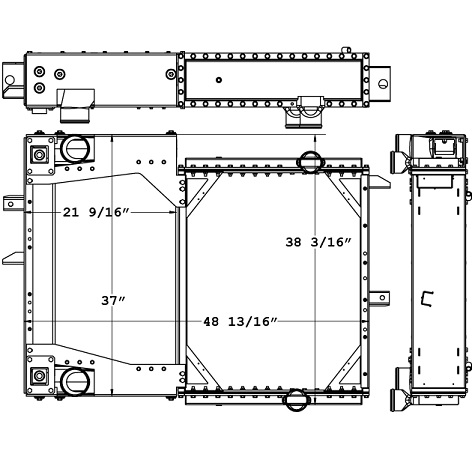 290197 - Gillig 40' Low Floor Transit Bus Cooling Package Combo Unit