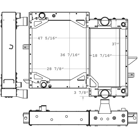 290206 - Gillig Low Floor Transit Bus Cooling Package Combo Unit