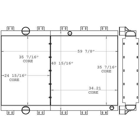 290210 - Industrial Radiator and Charge Air Cooler Cooling Package ...