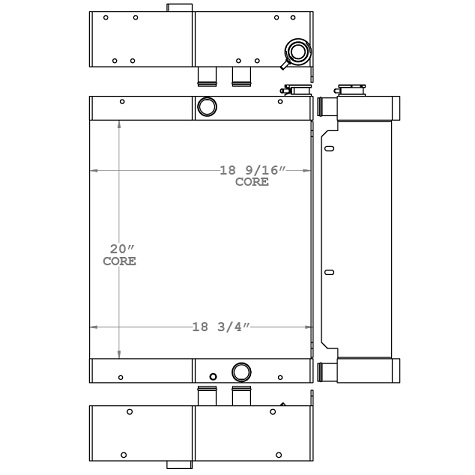 290215 - Takeuchi Radiator / Oil Cooler Combo Unit Combo Unit