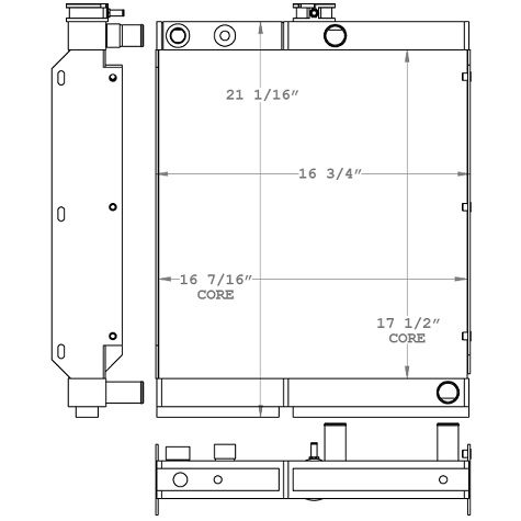 290218 - Takeuchi Radiator / Oil Cooler Combo Unit Combo Unit