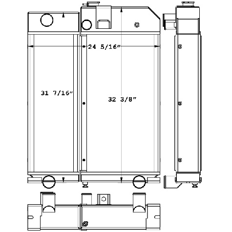 290226 - Diedrich D50 Drill Rig Cooling Package Combo Unit