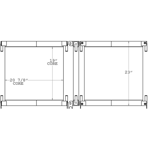 290249 - Caterpillar 420D Backhoe Combination Cooler Combo Unit