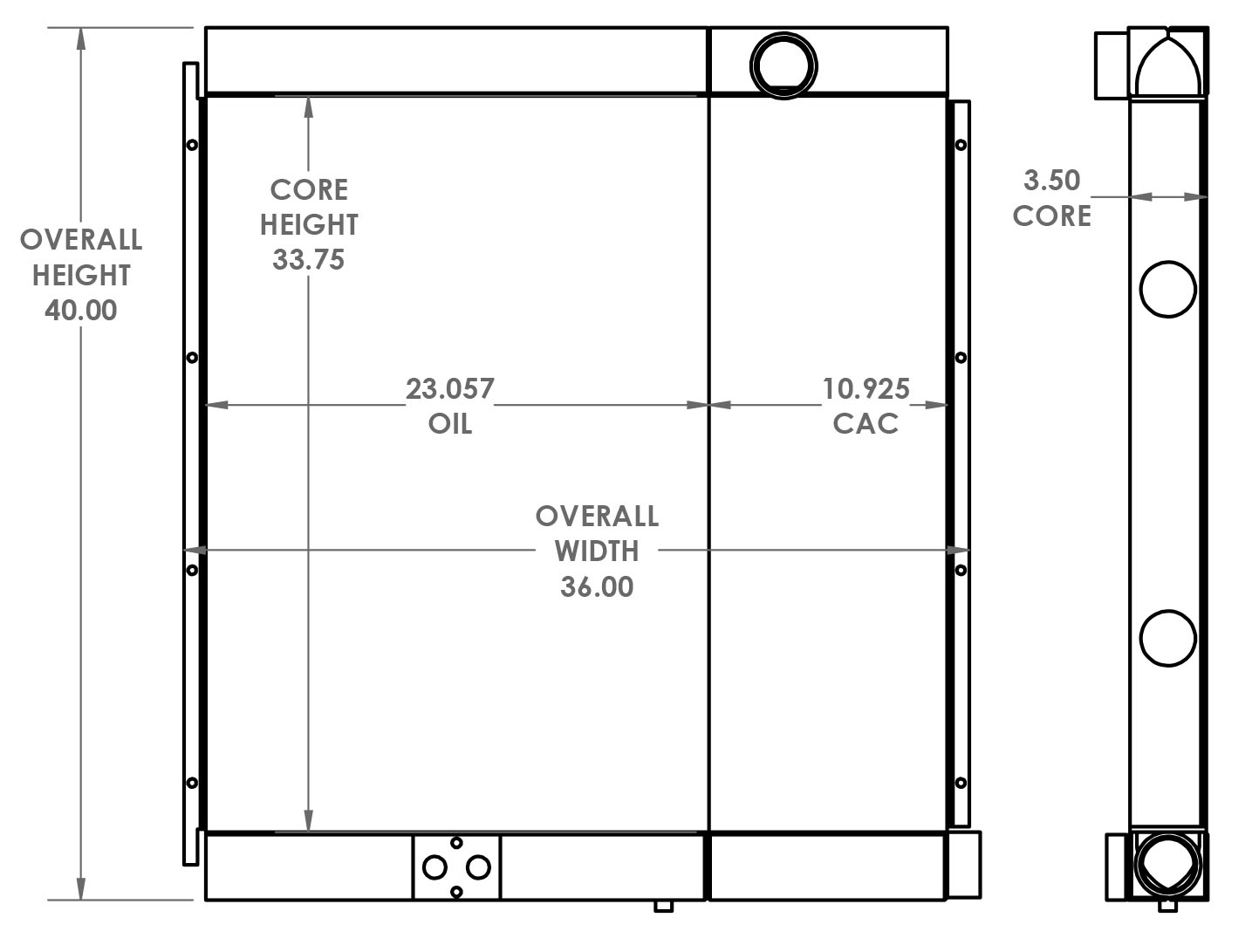 290253 - Sullair Compressor Radiator Combo Unit