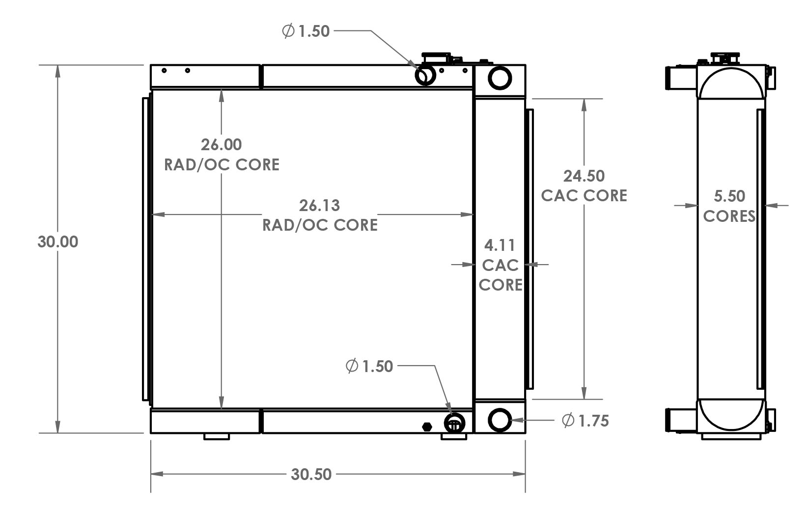 290278 - Takeuchi Skidsteer Cooling Package Combo Unit