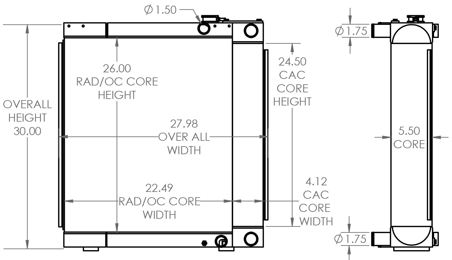 290314 - Takeuchi Cooling Package Combo Unit