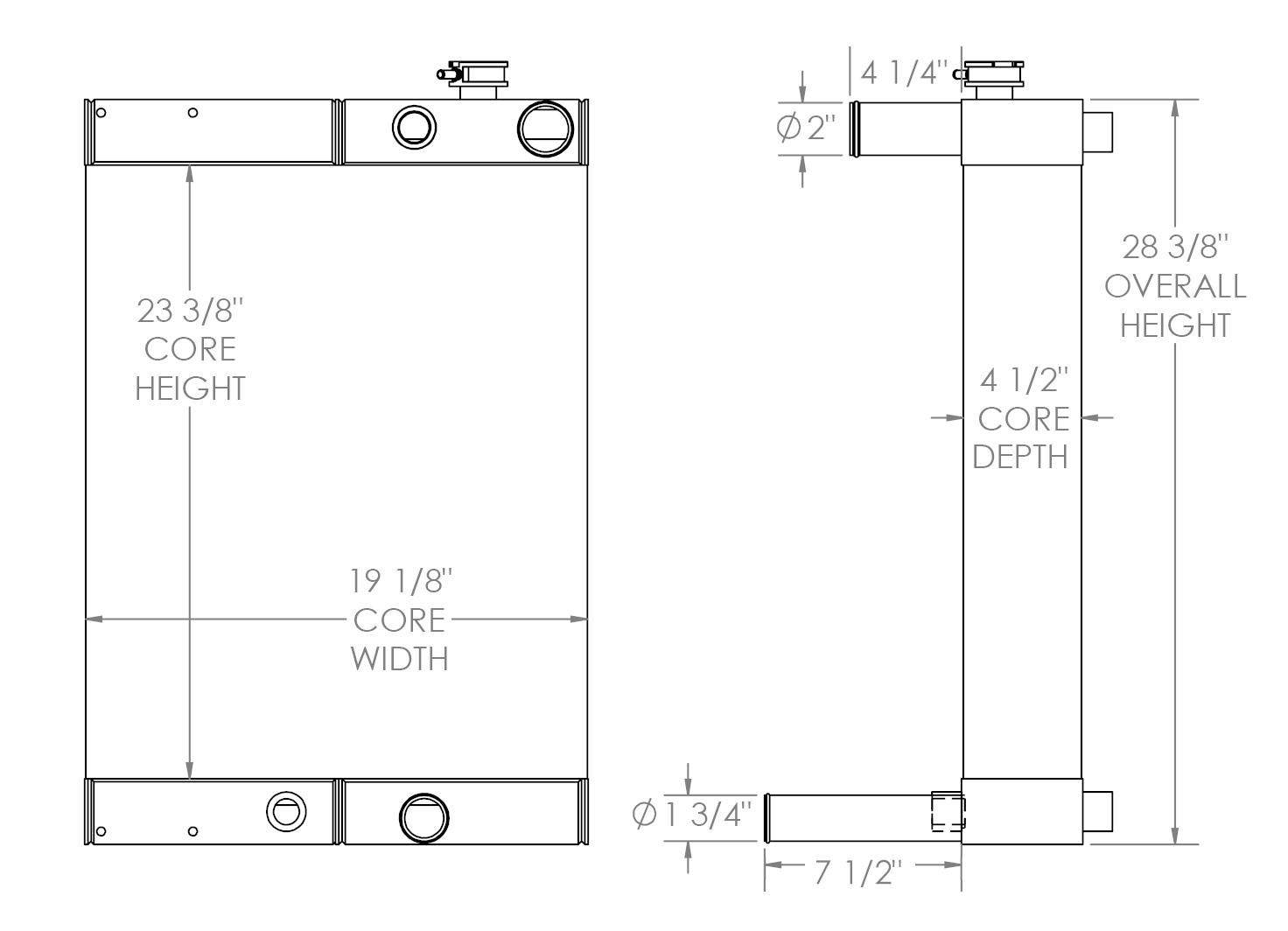 290366 - John Deere Loader Radiator Combo Unit