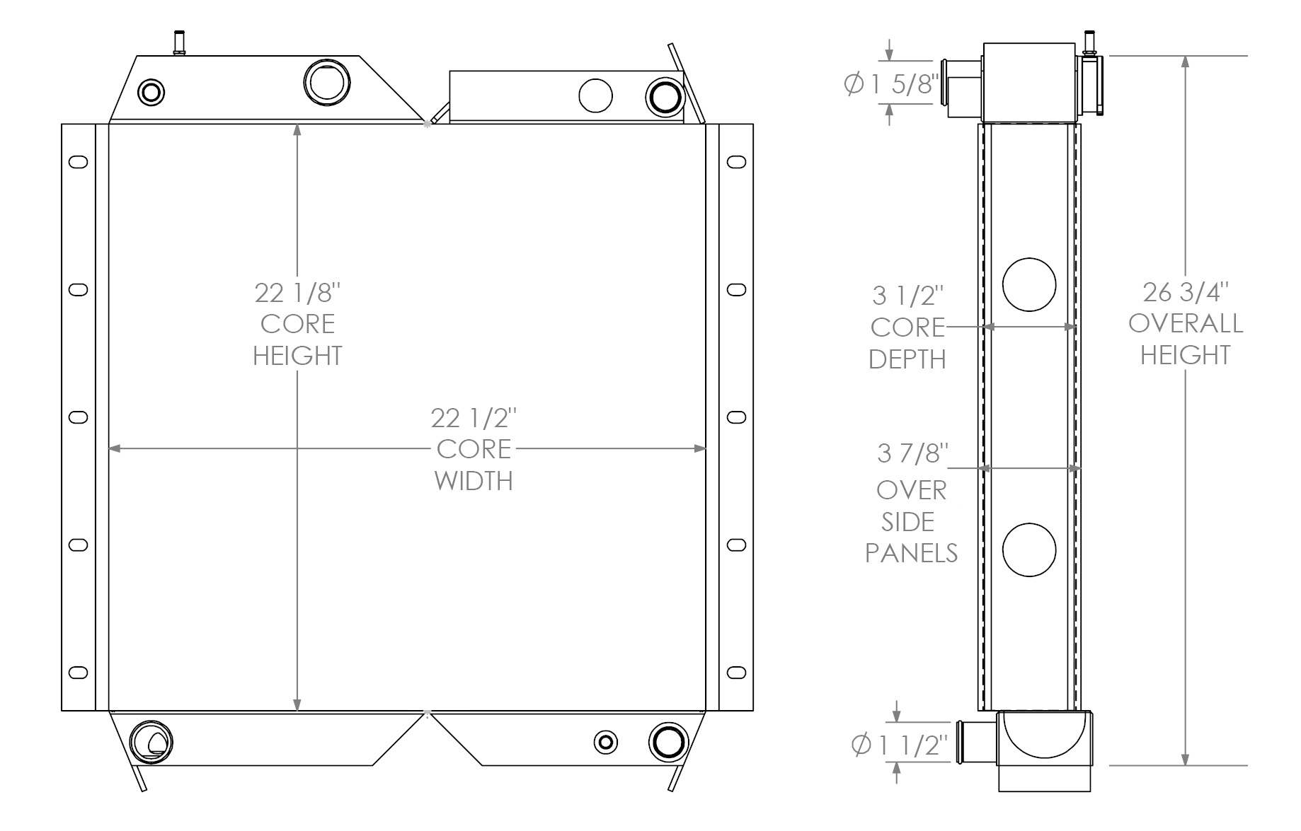 290369 - Caterpillar 248 Skidsteer Oil Cooler Combo Unit