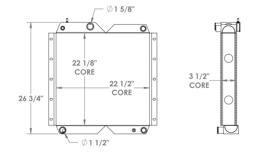 290369 - Caterpillar 248 Skidsteer Oil Cooler Combo Unit