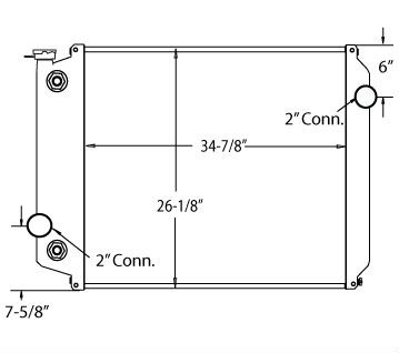 310004 - Oshkosh Motorhome Radiator