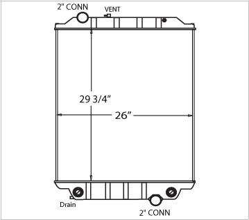 310005 - Spartan Motorhome Radiator