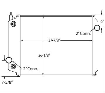 310008 - Magnum Safari Motor Home Radiator