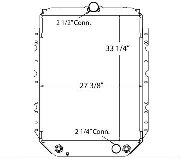 310012 - International Bus Radiator Radiator