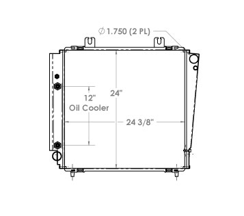 310022 - Ford F53 Motorhome Radiator