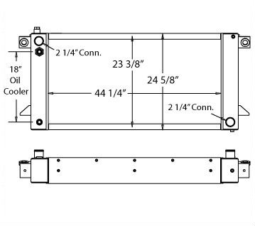 310029 - Country Coach Motorhome Radiator