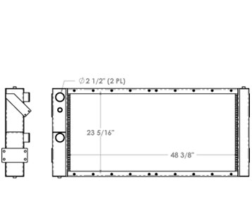 310032 - Motor Home Radiator Radiator