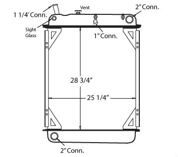 310035 - Thomas Bus Radiator Radiator