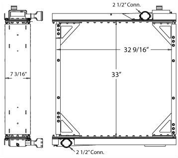 310044 - MCI 102E Radiator Radiator