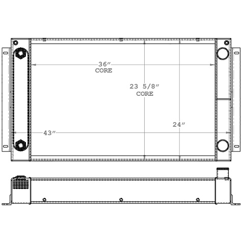 310046 - Safari Sahara Motorhome Radiator Radiator