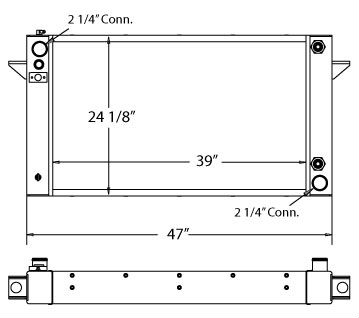 310047 - Holiday Rambler Motor Home Radiator Radiator