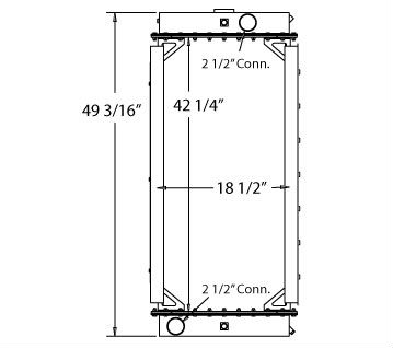 310050 - NABI Transit Bus Radiator Radiator