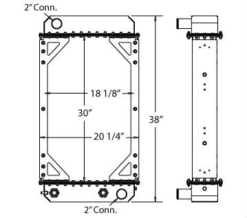 310051 - Thomas Bus Radiator Radiator