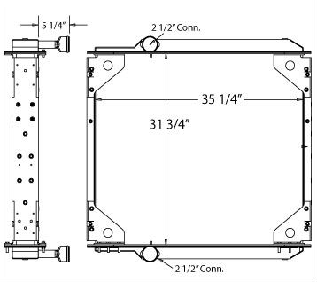 310056 - Prevost H3 Radiator Radiator