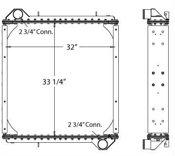 310057 - Prevost Radiator Radiator