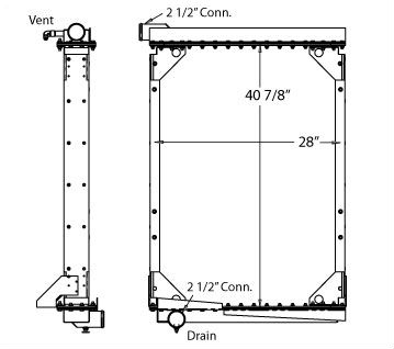 310066 - MCI G Model Radiator Radiator