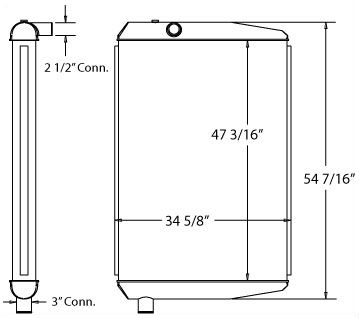 310069 - MCI D Coach 2010 - Present Radiator Radiator