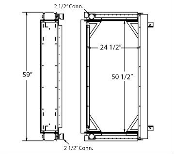 310086 - MCI E/J4500 2004-2010 Radiator