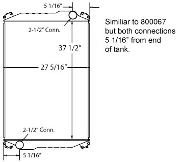 310092 - Freightliner Custom Chassis  Radiator