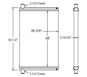 310095 - Monaco Motorhome Radiator Radiator