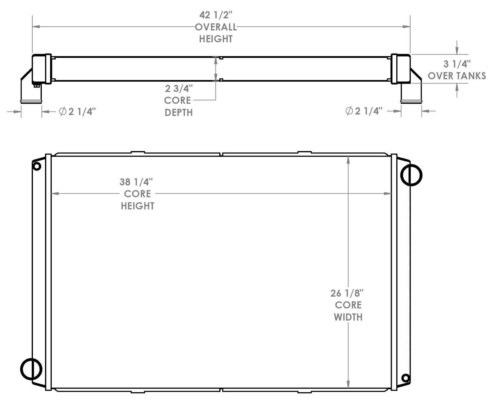 310102 - Monaco Holiday Rambler Radiator Radiator