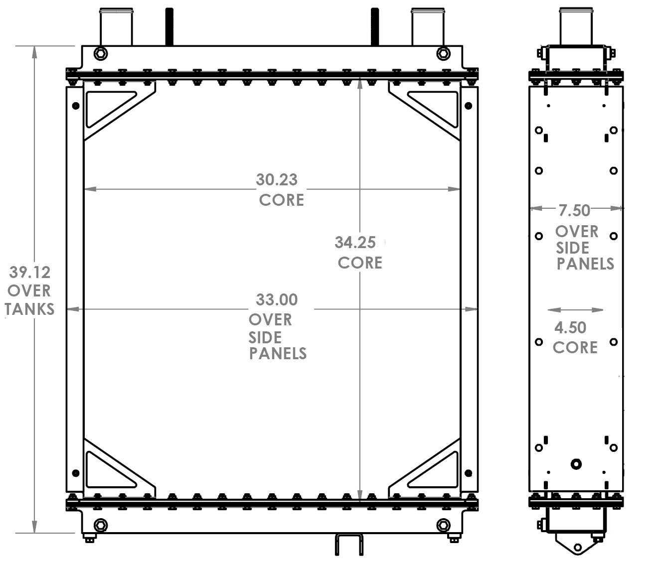 310103 - NABI Bus Radiator Radiator