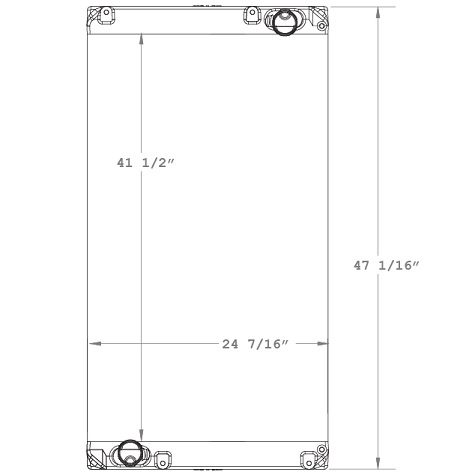 310114 - New Flyer MiDi Bus Radiator Radiator