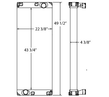 310115 - New Flyer Excelsior Radiator Radiator