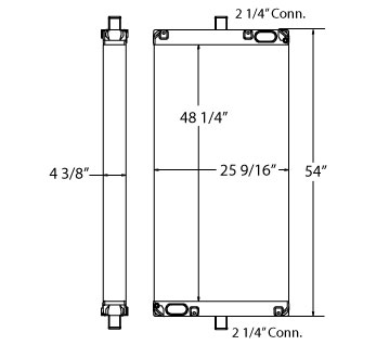 310117 - Bus Radiator Radiator