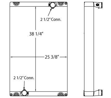 310120 - EMP / New Flyer Bus Radiator Radiator