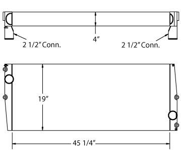 310121 - New Flyer Xcelsior Radiator Radiator