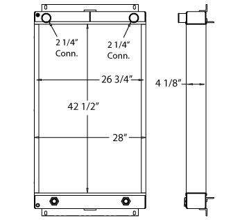 310122 - Alpine Coach Motorhome Radiator