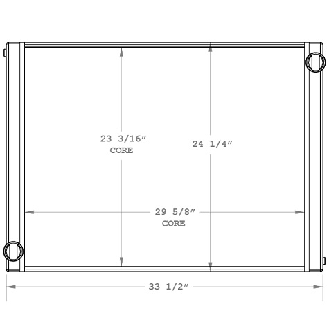 310123 - New Flyer Midi Bus Radiator