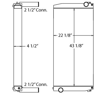 310124 - New Flyer Bus Radiator