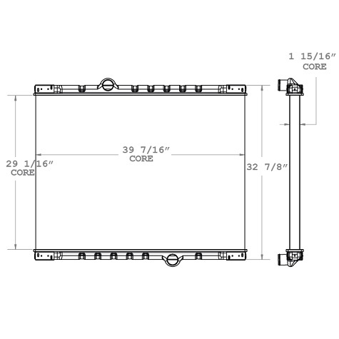 310127 - Monaco Motorhome Radiator Radiator