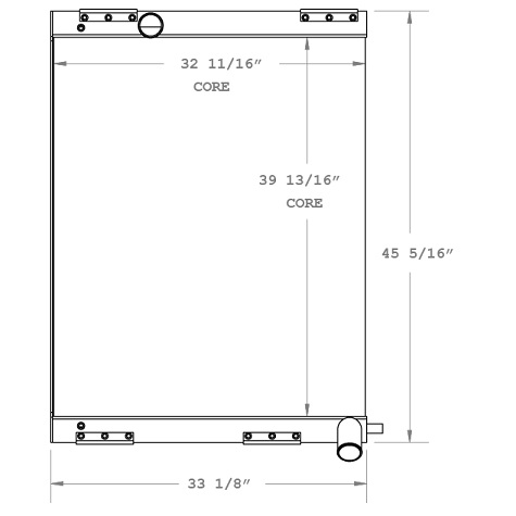 310134 - Luxury Motorhome Radiator Radiator