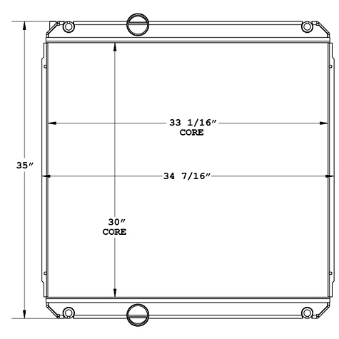 310137 - Nova Bus Radiator Radiator