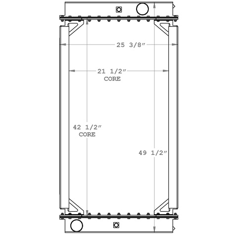 310141 - NABI Transit Bus Radiator Radiator