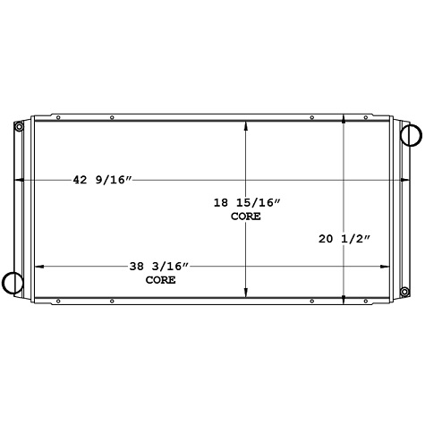 310143 - Monaco / Holiday Rambler Motorhome Radiatr Radiator