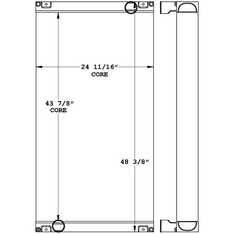 310148 - New Flyer Bus Radiator Radiator