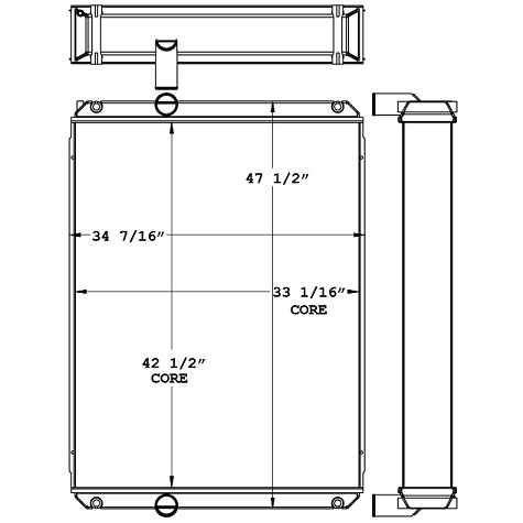 310154 - Nova Bus Radiator Radiator